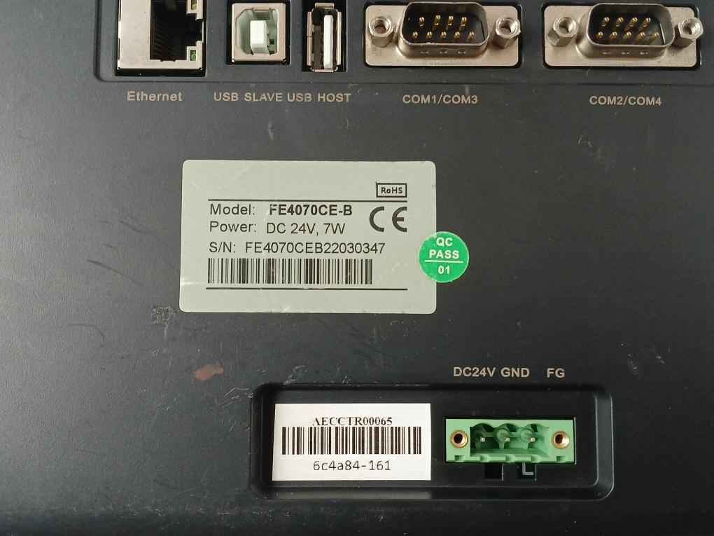 Flexem Fe4070Ce-b Hmi Operator Panel Dc 24V, 7W Aecctr00065