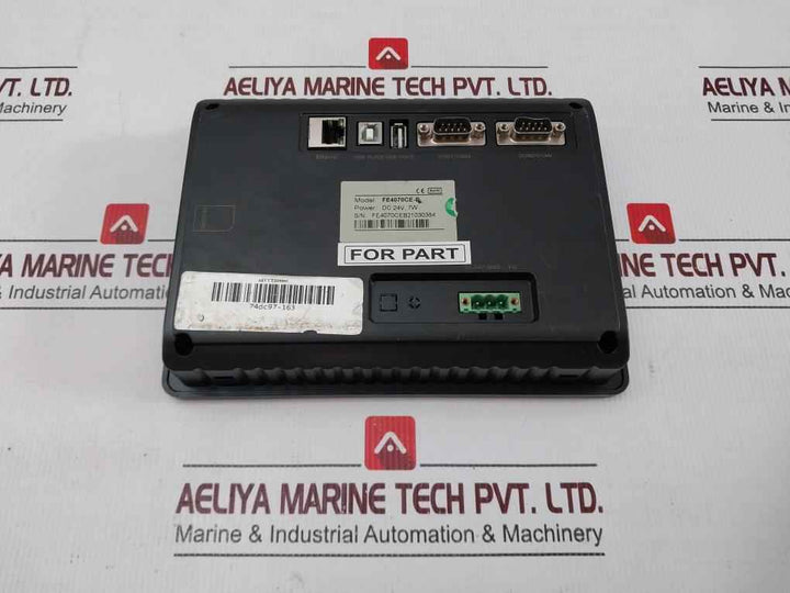 Flexem Fe4070Ce-b Hmi Operator Panel Dc 24V, 7W (Not Working)