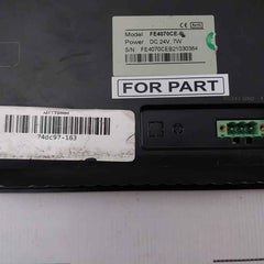 Flexem Fe4070Ce-b Hmi Operator Panel Dc 24V, 7W (Not Working)