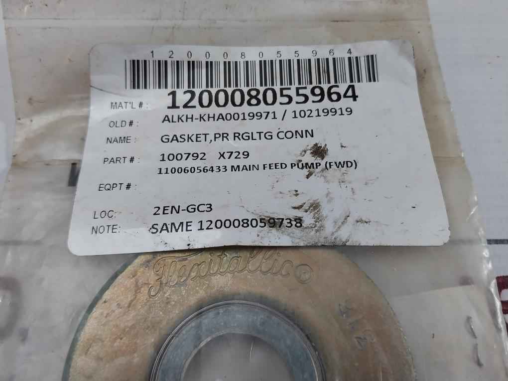 Flexitallic Pressure Regulator Gasket 100792 X729