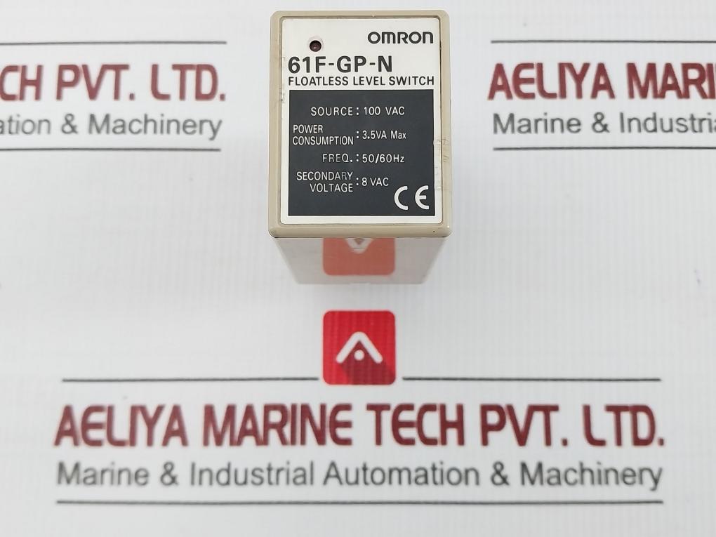 Floatless Level Switch 100 Vac 50/60 Hz Part No 61F-gp-n Omron