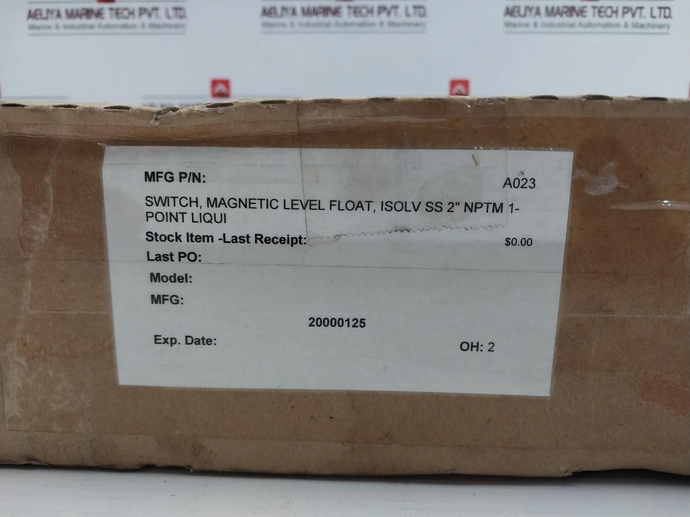 Flotech Ls880 Nptm 1-point Liquid Level Switch Ip68