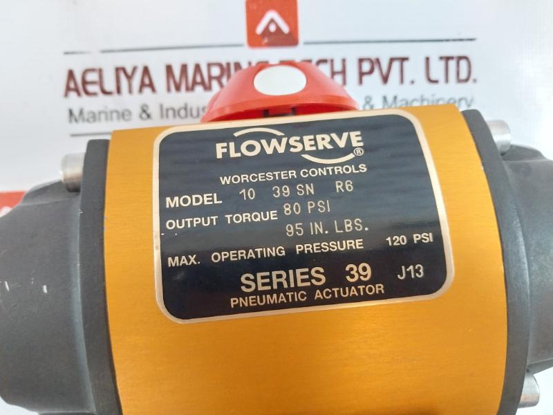Flowserve 10 39 Sn R6 216141 Pneumatic Actuator With Ball Valve