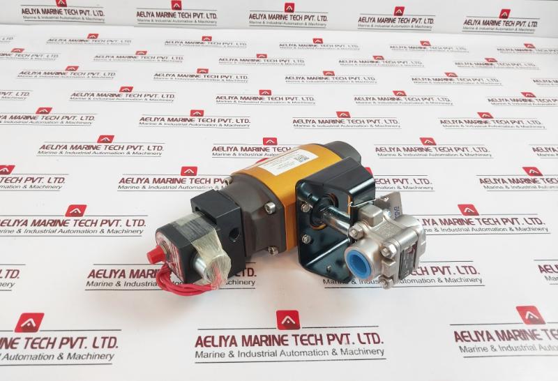 Flowserve 10 39 Sn R6 216141 Pneumatic Actuator With Ball Valve