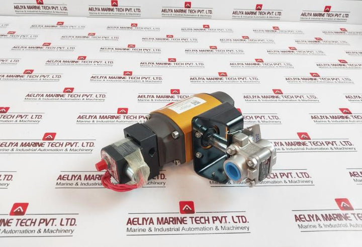 Flowserve 10 39 Sn R6 216141 Pneumatic Actuator With Ball Valve