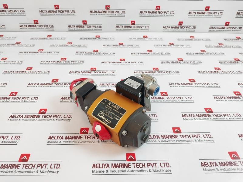 Flowserve 10 39 Sn R6 216141 Pneumatic Actuator With Ball Valve