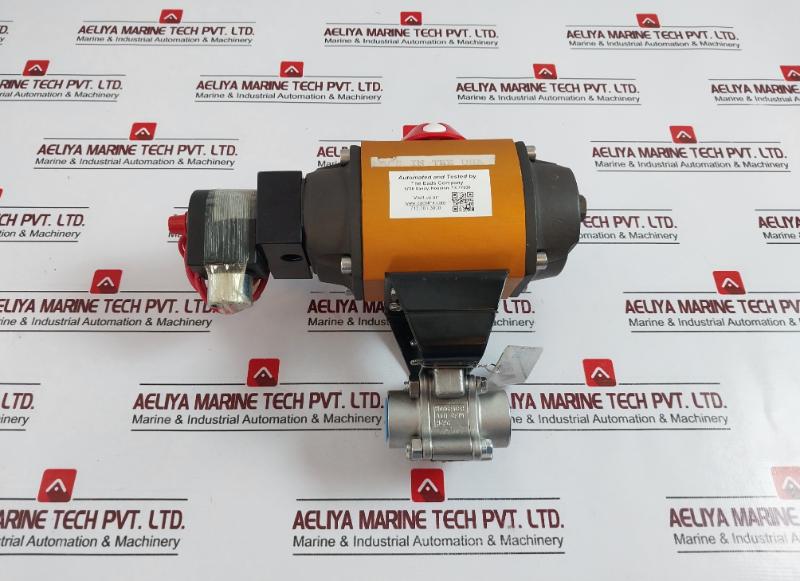 Flowserve 10 39 Sn R6 216141 Pneumatic Actuator With Ball Valve