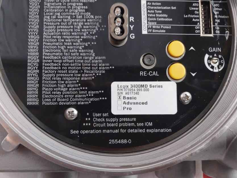 Flowserve 3401Md-06-d6-m-04-50-0S-00 Digital Positioner 3400 Series
