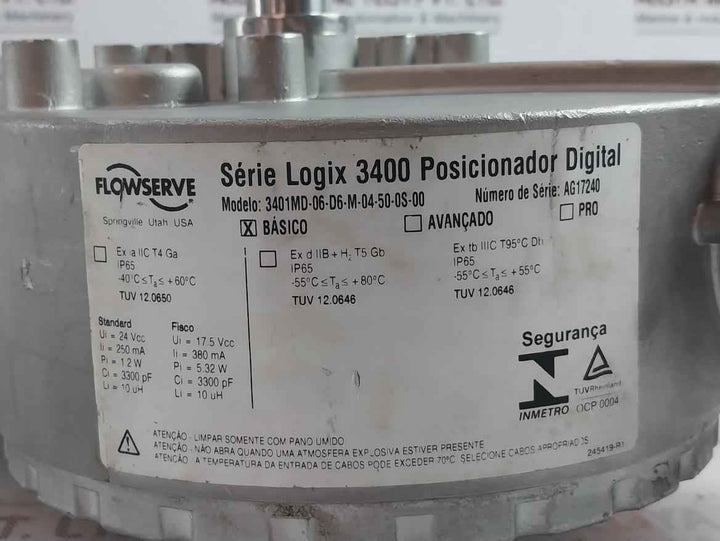 Flowserve 3401Md-06-d6-m-04-50-0S-00 Digital Positioner 3400 Series