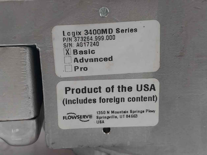 Flowserve 3401Md-06-d6-m-04-50-0S-00 Digital Positioner 3400 Series