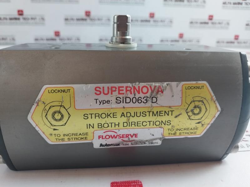 Flowserve Sid063 D Stroke Adjustment Valve Automation System Supernova