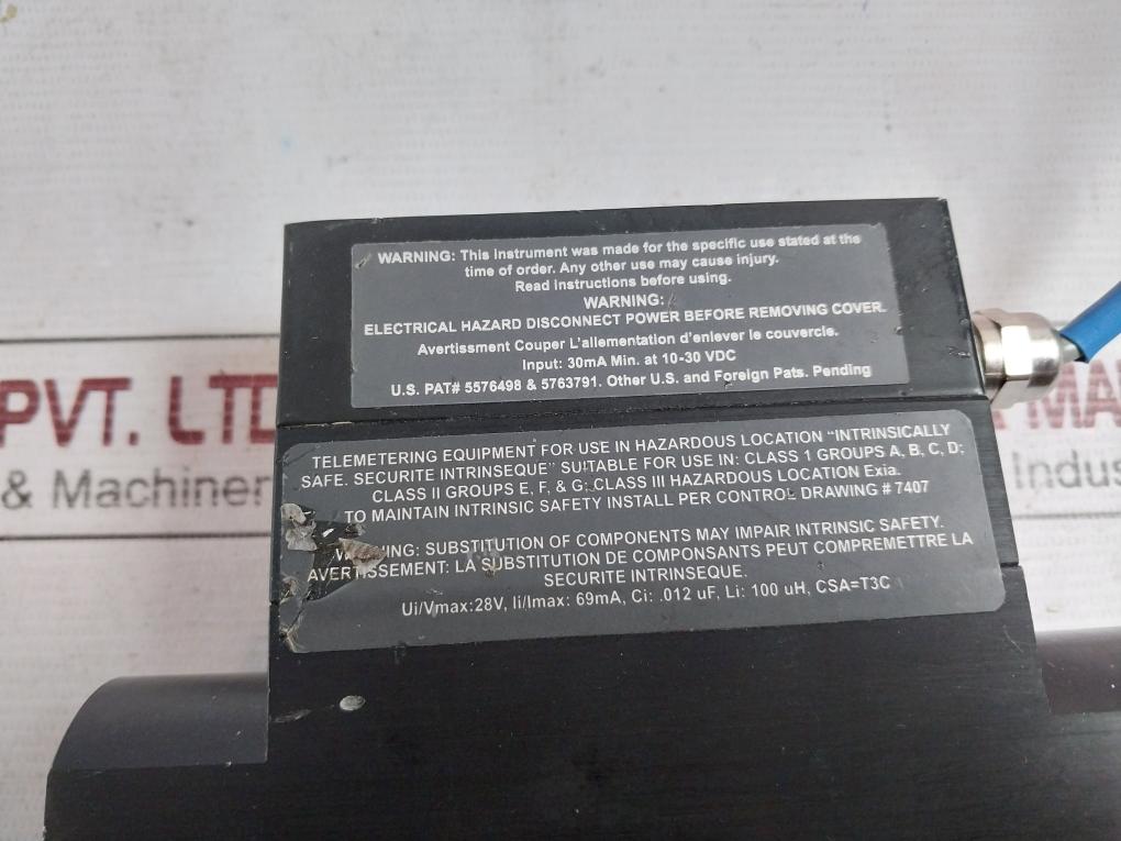 Flowstream Ofs-mefs-1000Slm-n-6-a-z10A-d3-is-zr113 Universal Flow Monitor