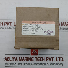 Floyd Australia -100/1,600 Kpa Pressure Gauge Asg63Fs07-1/4F