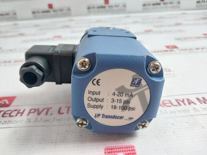 Flucon I/P 500 Transducer Series Electro-pneumatic Current/Voltage To Pressure