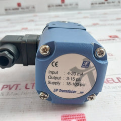Flucon I/P 500 Transducer Series Electro-pneumatic Current/Voltage To Pressure