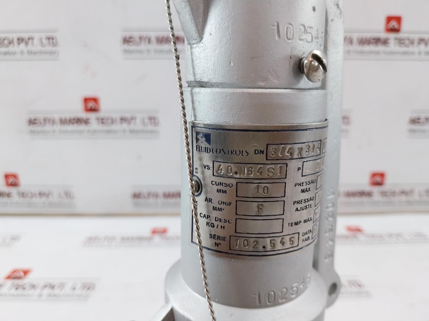 Fluid Controls 40.N64S1 Pressure Relief Valve 200C Max. 12 Bar