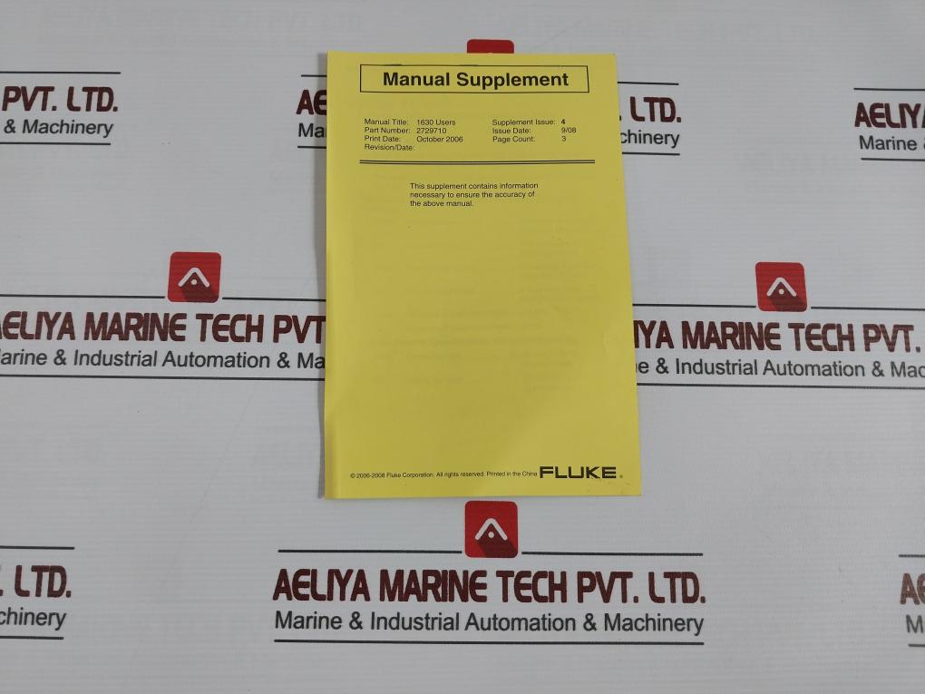Fluke 1630 Earth Ground Resistance Clamp Meter Multimeter 300V 35A