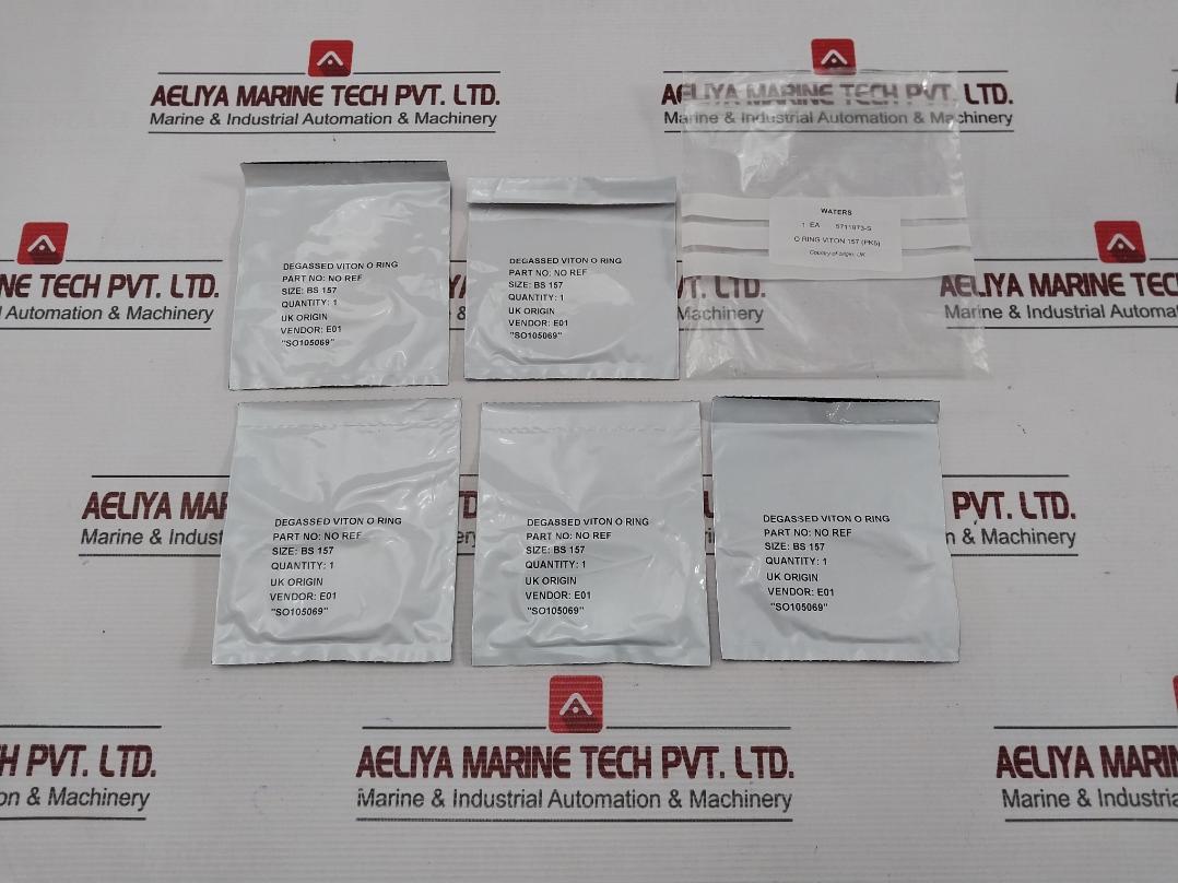 Fluoroelastomer O-ring Seal 5711973-s Brand Waters (1 Pack = 5 Pcs)