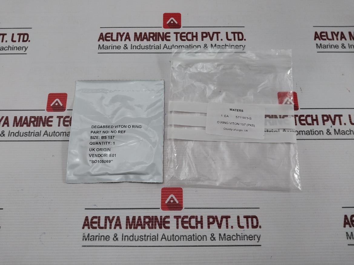 Fluoroelastomer O-ring Seal 5711973-s Brand Waters (1 Pack = 5 Pcs)