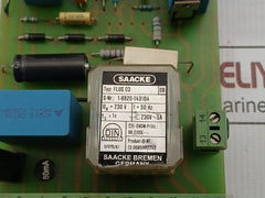 Flus 03 Flame Detector Sensor Pcb Card Saacke 50 Hz 230V