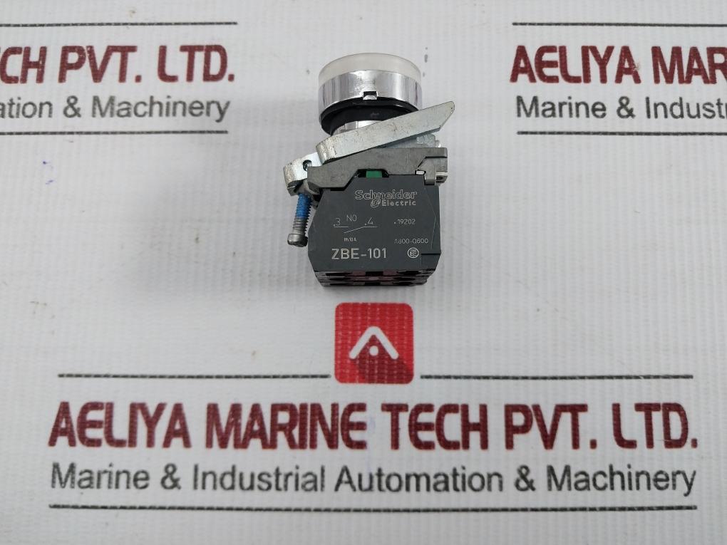 Flush Push Button A600-q600 240V 3A Schneider Electric Zbe-101