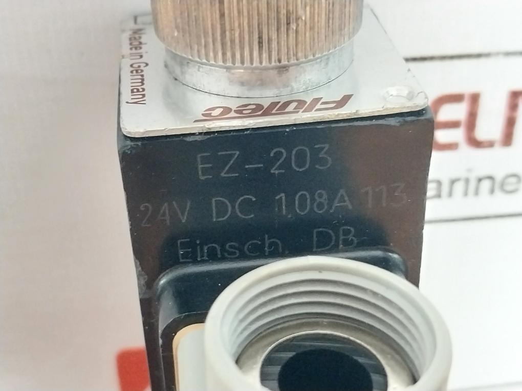 Flutec Ez-203 Valve With Coil 24V Dc 1.08A Einsch.Db/Insert.Bd 14/92