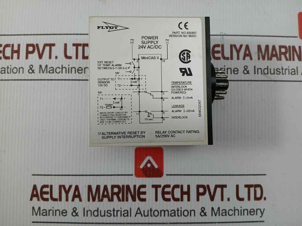 Flygt Mini Cas Pump Sensor Monitor 24V Ac/Dc 835857