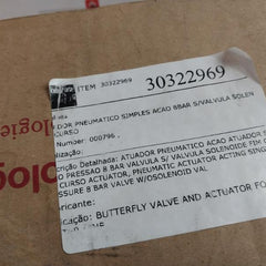 Fmc 3258066 Vane Actuator Butterfly Valve Model 200, 30322969 8Bar