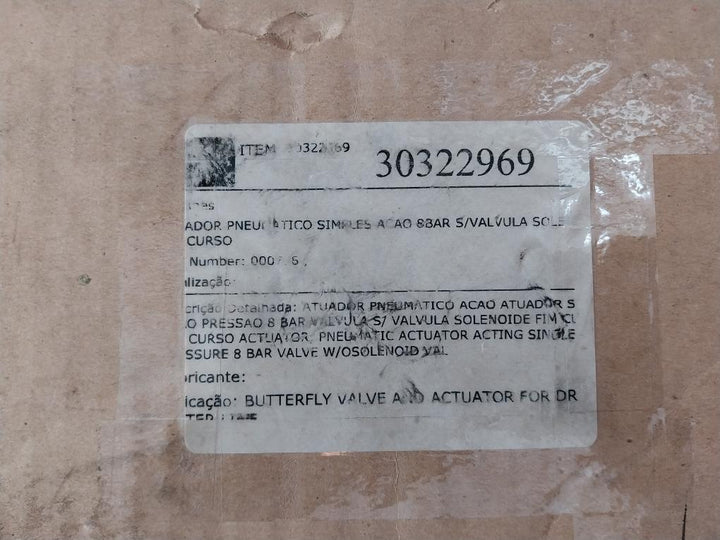 Fmc 3258066 Vane Actuator Weco Butterfly Valve 200 30322969