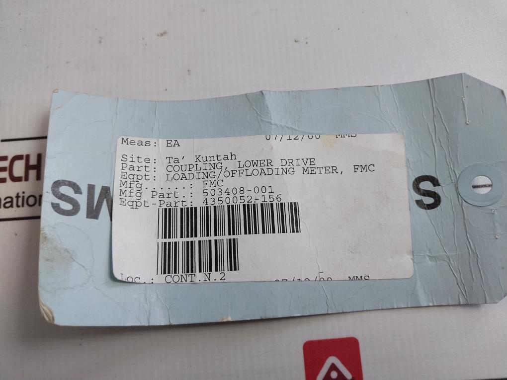 Fmc 503408-001 Coupling Lower Driver