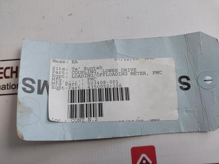 Fmc 503408-001 Coupling Lower Driver