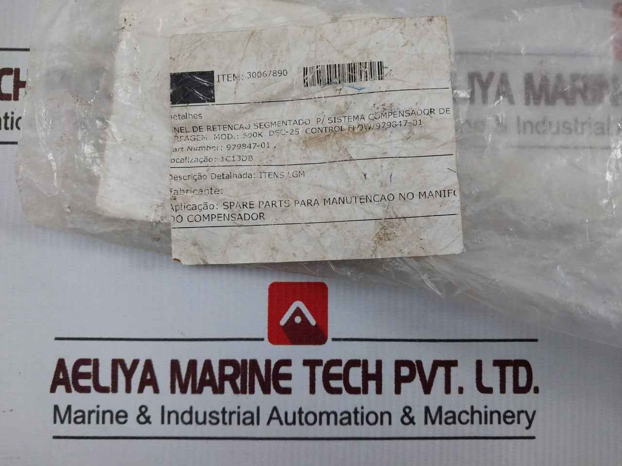 Fmc 979847-01 Segmented Retaining Ring For Pitch Compensador System 600K Dsc-25