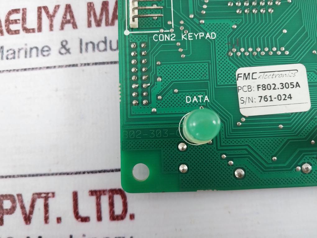Fmc Electronics F802.305a Display Printed Circuit Board
