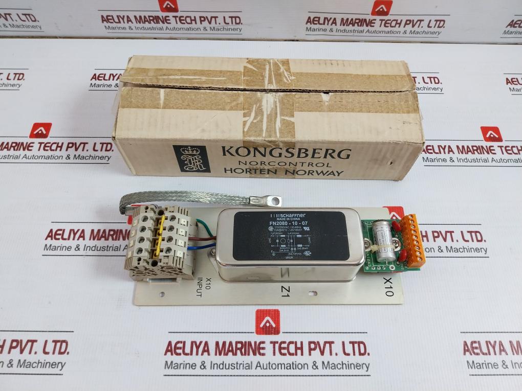 Fn2080-10-07 Emi Line Filter Module 250Vac 50-60Hz Schaffner