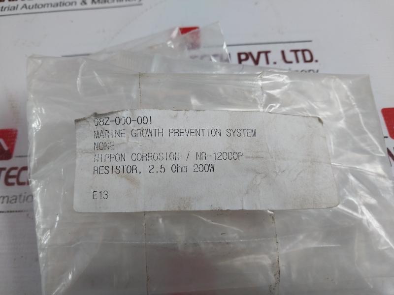 Foji Rwh200G Cylindrical Power Resistor Unit 2.5ΩJ Nr-12000P