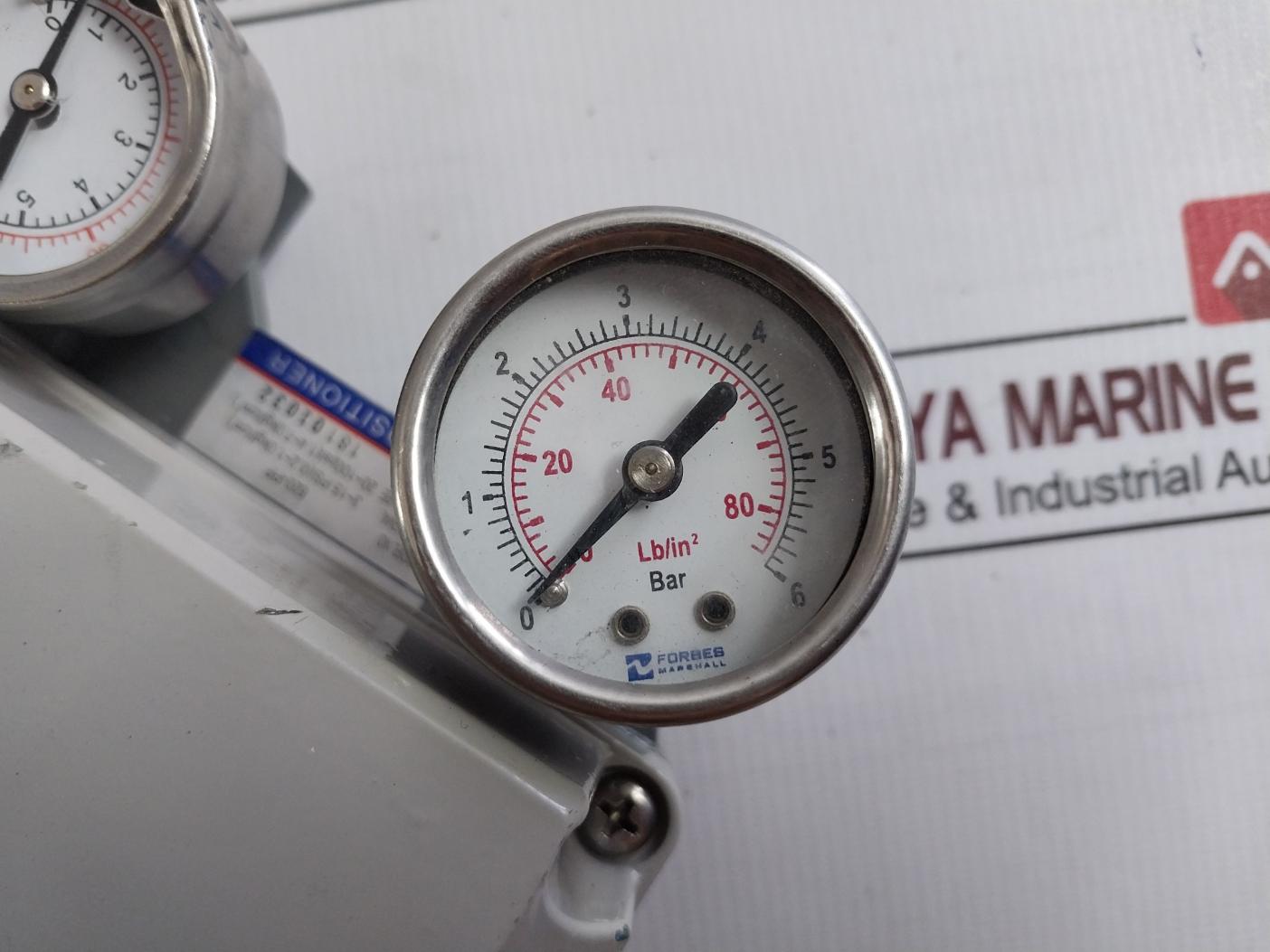 Forbes Marshall 820-pp Pneumatic Positioner 3-15 Psi 0-6 Bar 0-100 Psi 