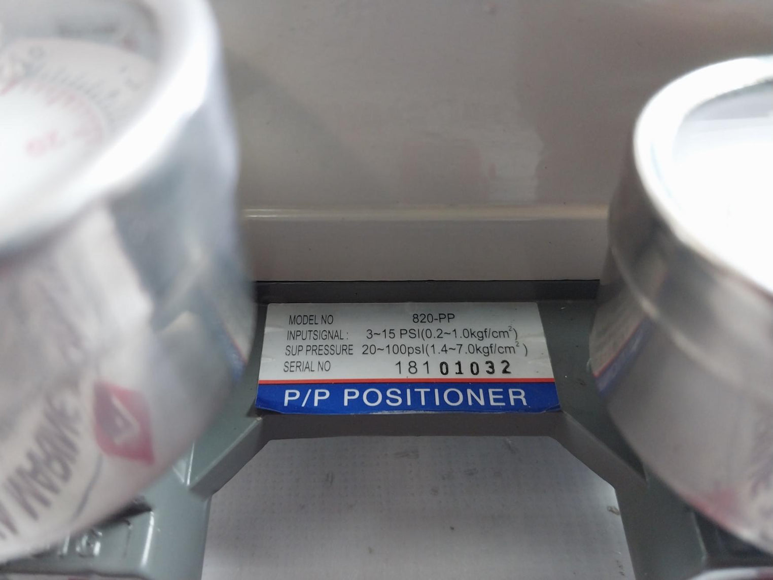 Forbes Marshall 820-pp Pneumatic Positioner 3-15 Psi 0-6 Bar 0-100 Psi 