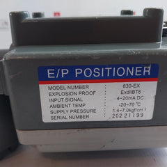 Forbes Marshall 830-ex Electro Pneumatic Valve Positioner 4-20Ma Dc