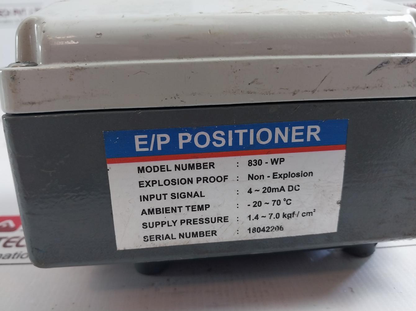 Forbes Marshall 830-wp Electro-pneumatic Positioner 4-20Ma 1.4-7.0Kgf/Cm2