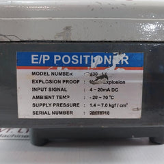 Forbes Marshall 830-wp Electro-pneumatic Positioner 4-20Ma Dc 1.4-7.0Kgf/Cm2