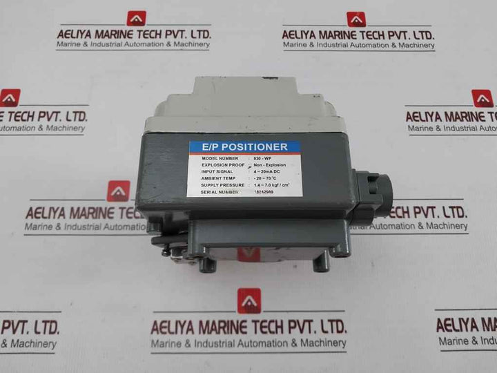 Forbes Marshall 830-wp Electro-pneumatic Valve Positioner (Not Working)