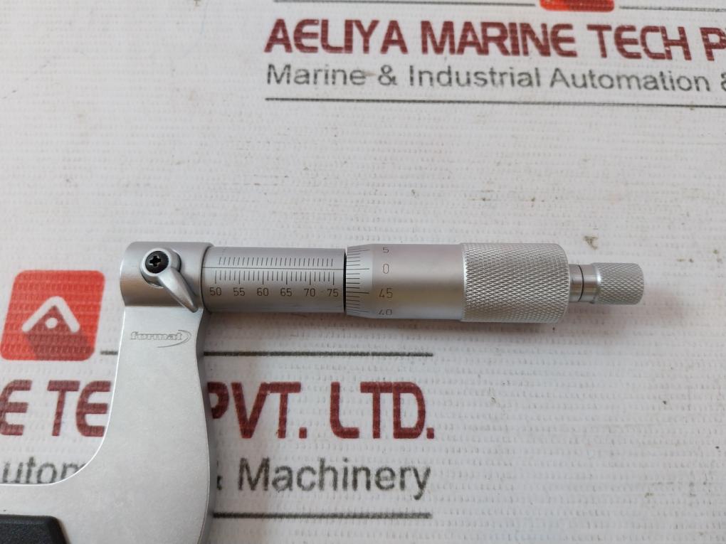 Format 50-75Mm External Micrometer Tooth Width Measurement Set 030951541 50Mm