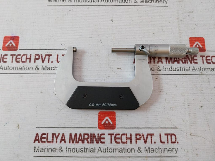 Format 50-75Mm External Micrometer Tooth Width Measurement Set 030951541 50Mm