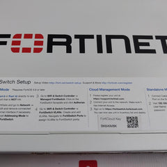 Fortinet Fs-108E-poe Ethernet Switch 100-240Vac 1.6A Max. 50/60Hz E238018