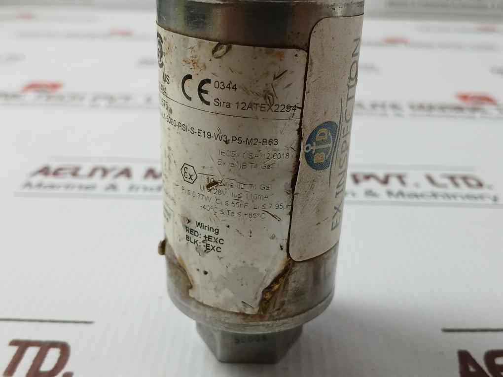 Forum Pt-400-l1-5000-psi-s-e19-w3-p5-m2-b63 Pressure Transmitter 9-28 Vdc 4-20Ma