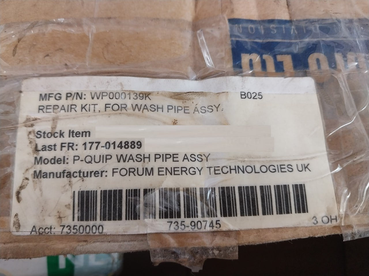 Forum Wp000139K Repair Kit For Wash Pipe Assy