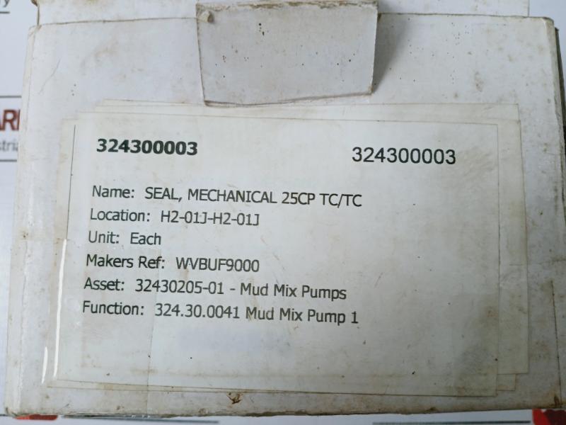 Forum Wvbuf9000 2.5” Mud Hog Centrifugal Pump Mechanical Kit