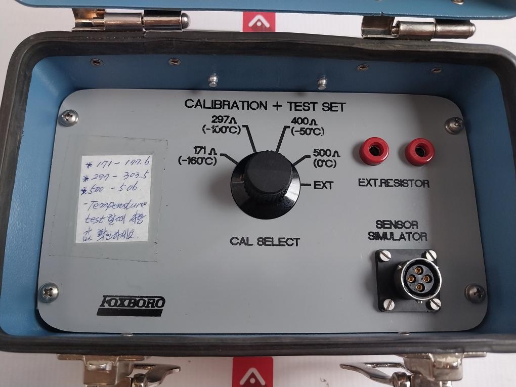 Foxboro 5450-4 Calibration Test Set With Zero Enclosure Zc-7010