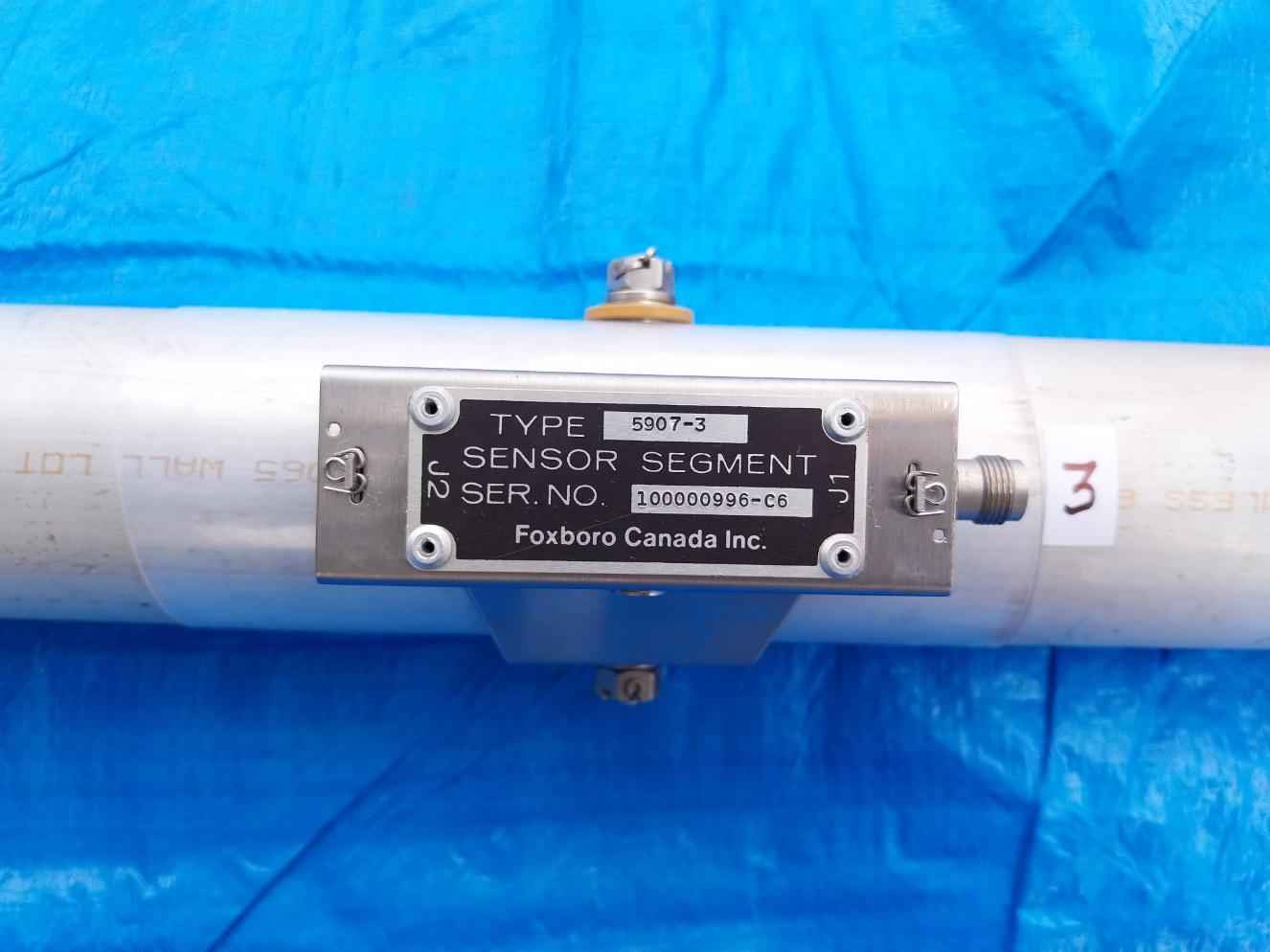 Foxboro 5907-3 Sensor Segment Star 50041-a-40-12X 2.500" Od X 0.065" Wall