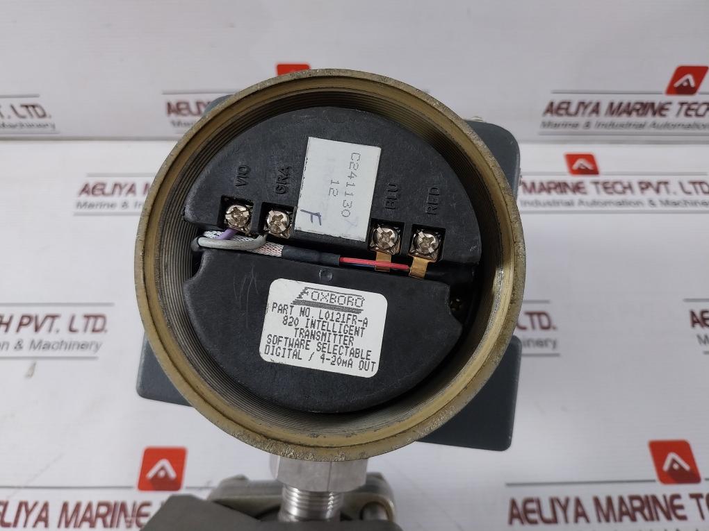 Foxboro 821Al-ds1Nh2-c Intelligent Pressure Transmitter L0121Fr-a 12.5-42Vdc 1.8